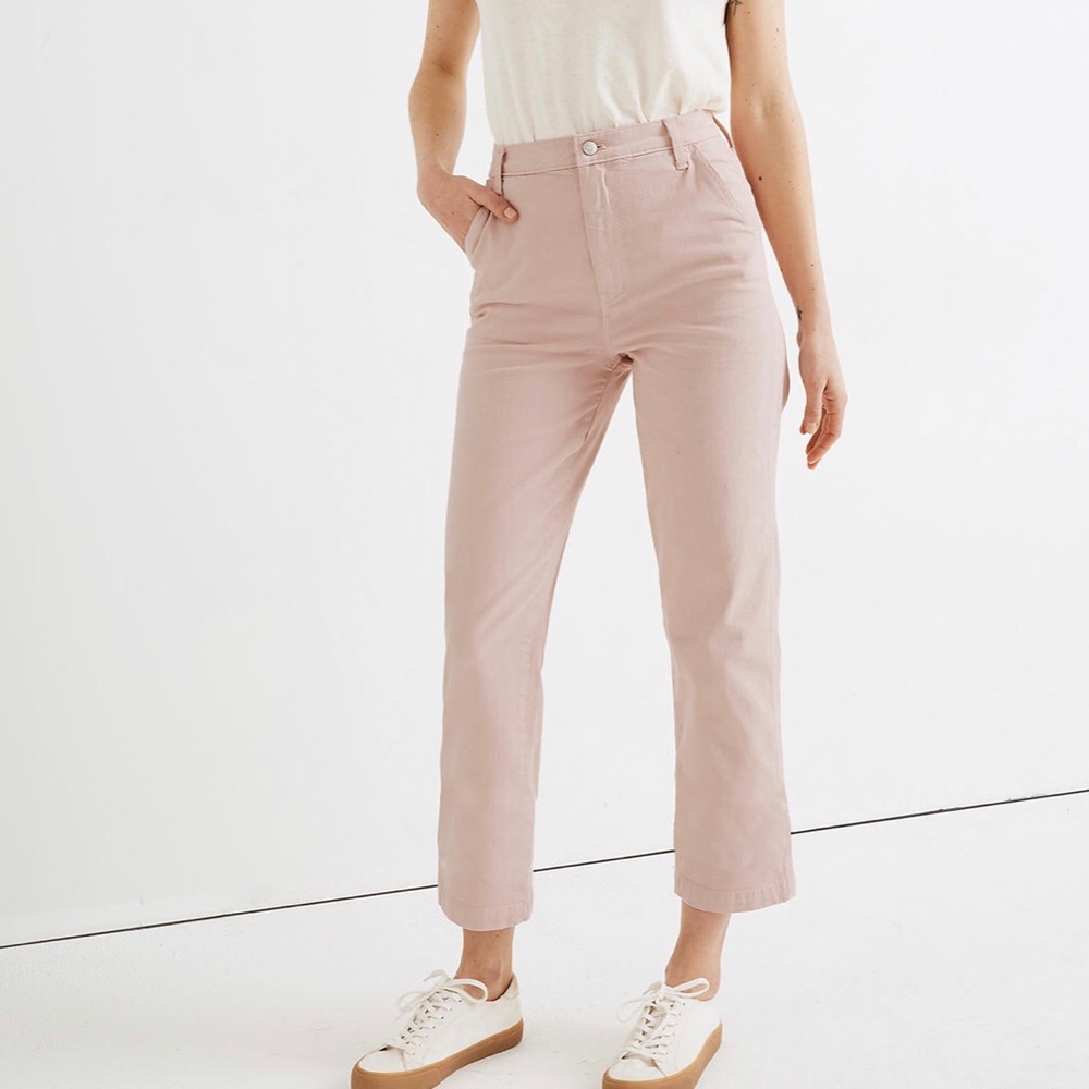 Madewell Classic Straight Pants (Wisteria Dove)